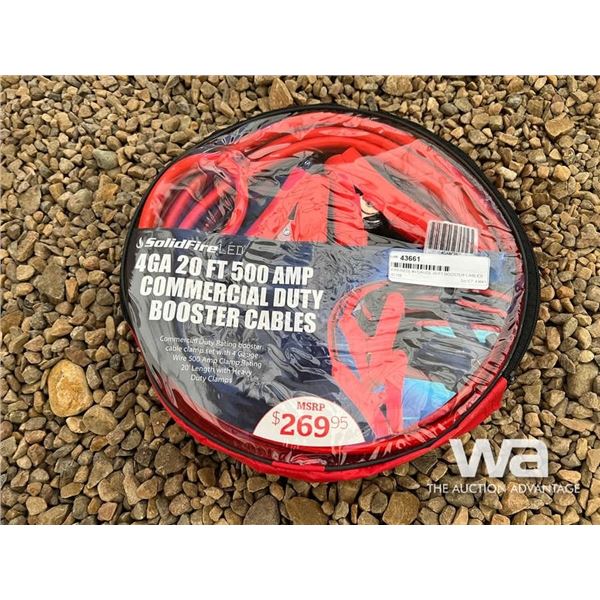 (UNUSED) 4 GAUGE 20 FT. BOOSTER CABLES