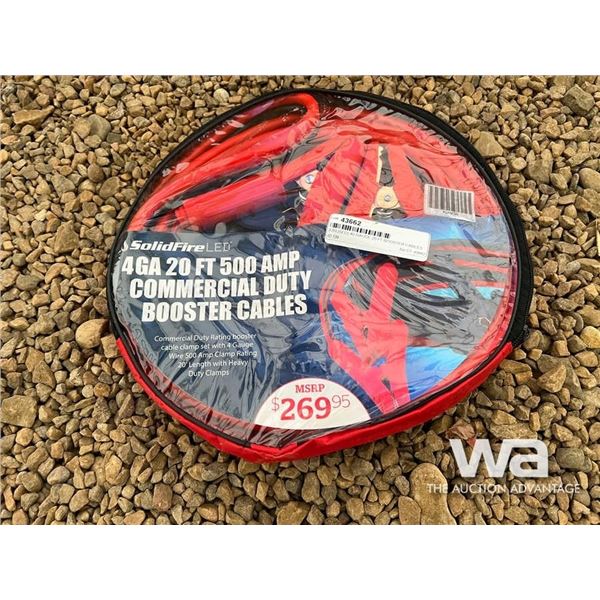 (UNUSED) 4 GAUGE 20 FT. BOOSTER CABLES