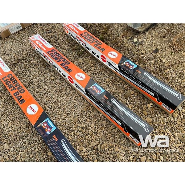 (1) (UNUSED) 650 WATT CURVED LIGHT BAR