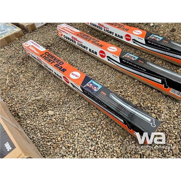 (1) (UNUSED) 650 WATT CURVED LIGHT BAR