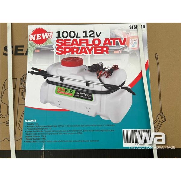 (UNUSED) 100 LITRE SEAFLO ATV SPRAYER