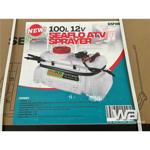 (UNUSED) 100 LITRE SEAFLO ATV SPRAYER
