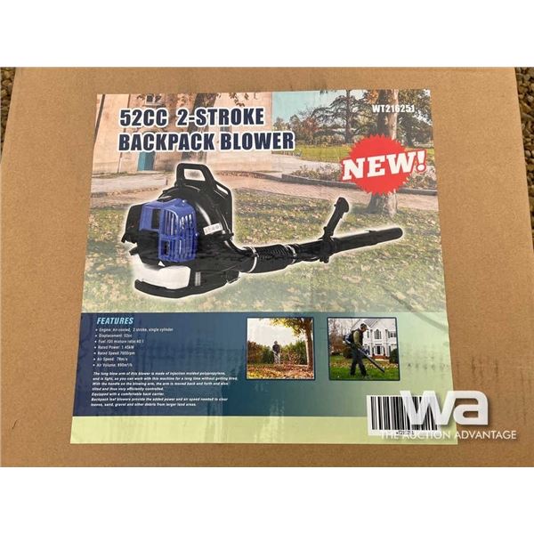 (UNUSED) 52CC 2 STROKE BACKPACK BLOWER