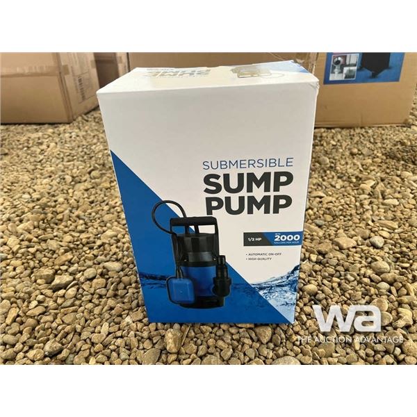 (UNUSED) SUBMERSIBLE SUMP PUMP