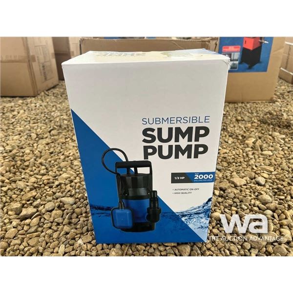 (UNUSED) SUBMERSIBLE SUMP PUMP