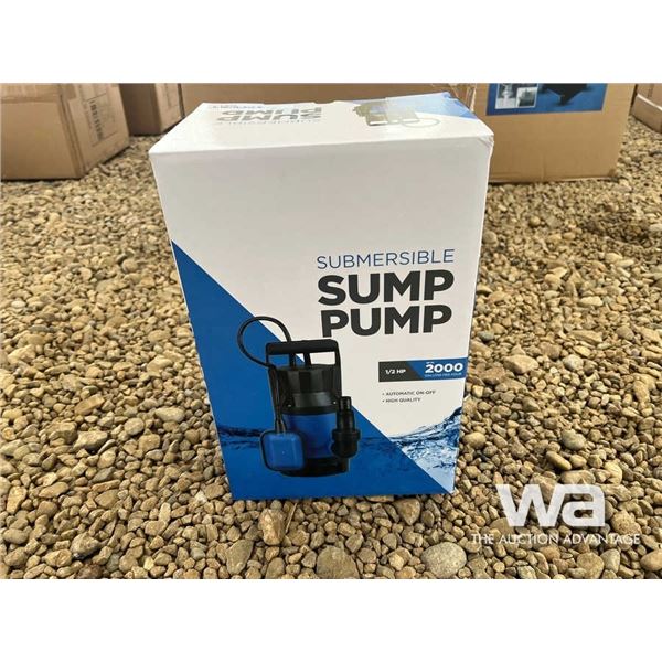 (UNUSED) SUBMERSIBLE SUMP PUMP