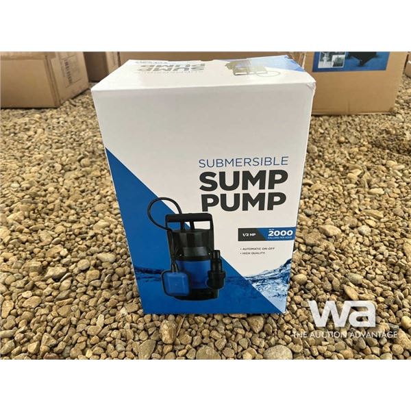 (UNUSED) SUBMERSIBLE SUMP PUMP