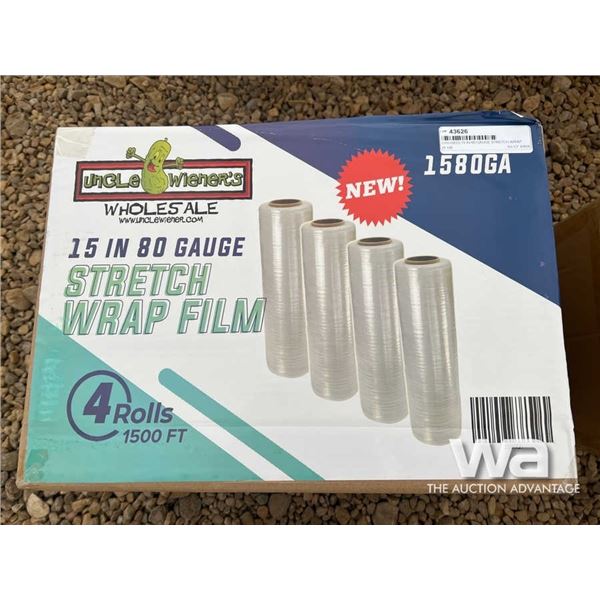 (UNUSED) 15" 80 GAUGE STRETCH WRAP