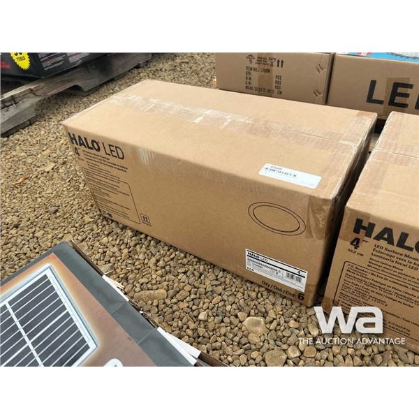 (UNUSED) (6) 4" HALO LED LIGHTS