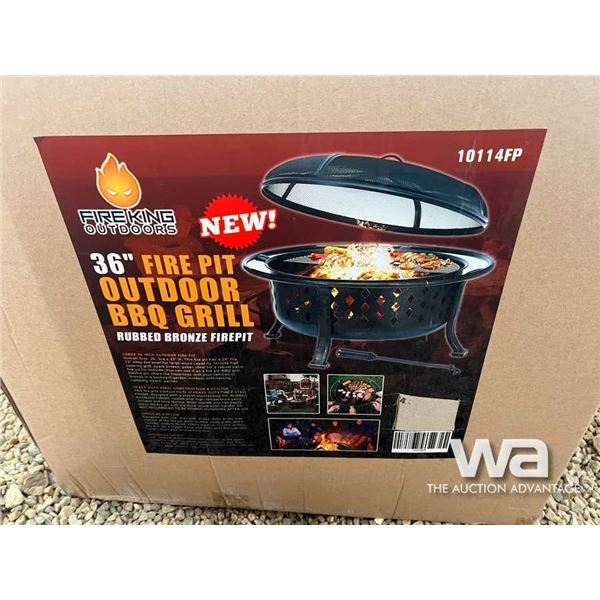 (UNUSED) OUTDOOR 36" PATIO FIRE PIT