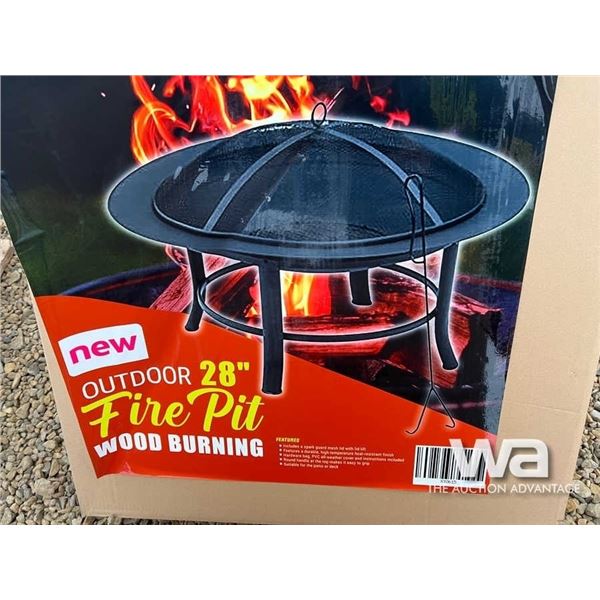 (UNUSED) OUTDOOR 28" PATIO FIRE PIT