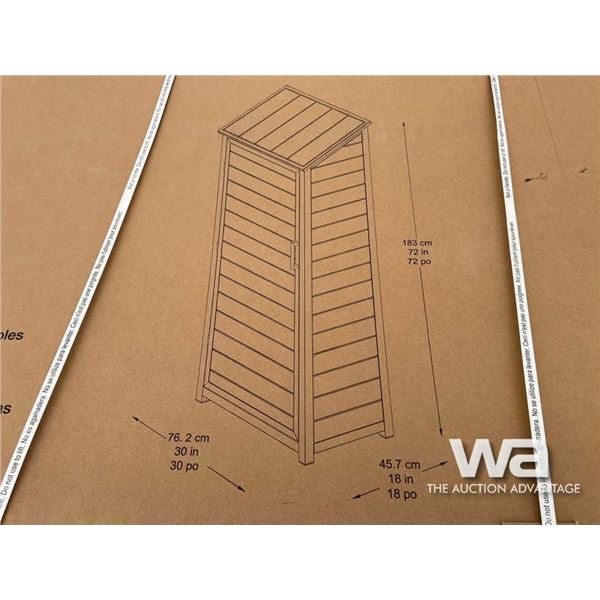 (UNUSED) OUTDOOR ALUMINUM SHED