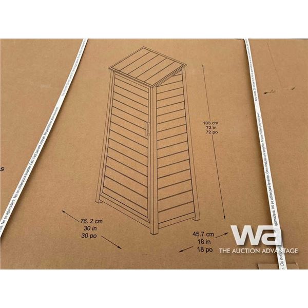 (UNUSED) OUTDOOR ALUMINUM SHED
