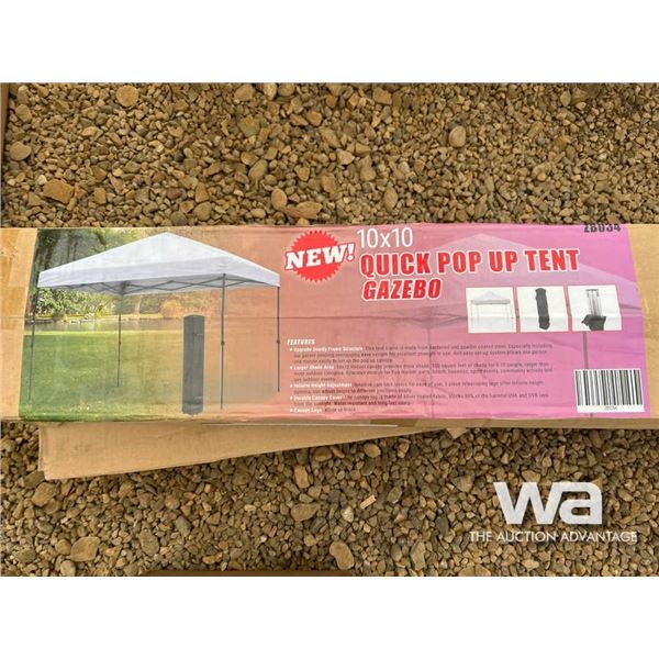 (UNUSED) 10 X 10 FT. QUICK POP UP GAZEBO