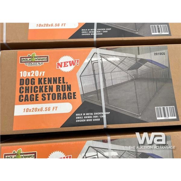 (UNUSED) 10 X 20 FT. DOG KENNEL