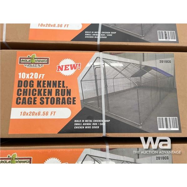 (UNUSED) 10 X 20 FT. DOG KENNEL