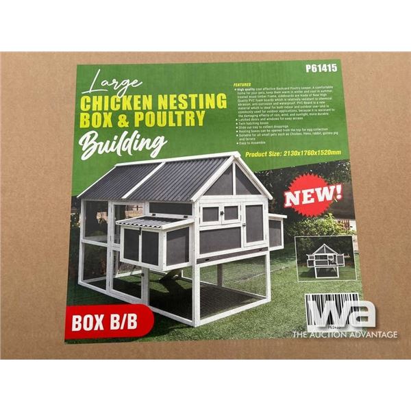 (UNUSED) CHICKEN NESTING BUILDING