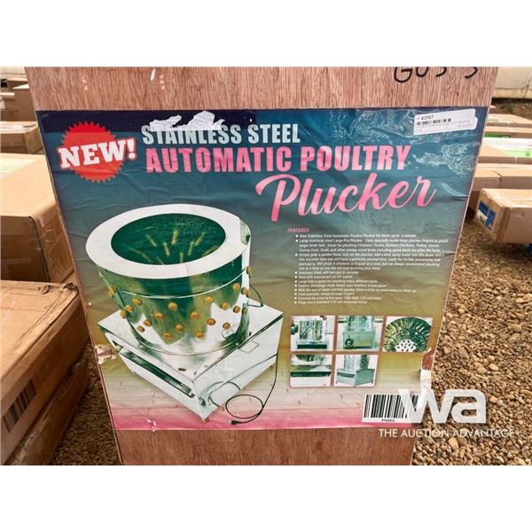 (UNUSED) STAINLESS STEEL AUTO POULTRY PLUCKER