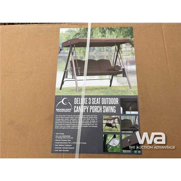 (UNUSED) DELUXE 3 SEAT OUTDOOR CANOPY SWING