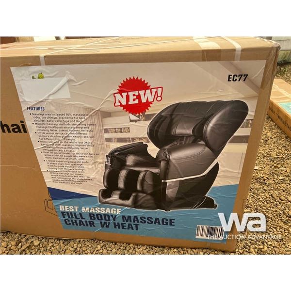 (UNUSED) FULL BODY MASSAGE CHAIR W/HEAT