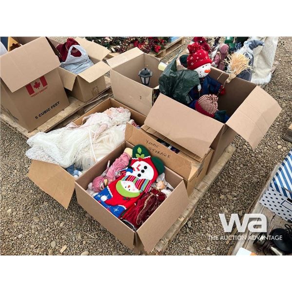 CHRISTMAS FIGURINES, SNOWMEN, ORNAMENTS