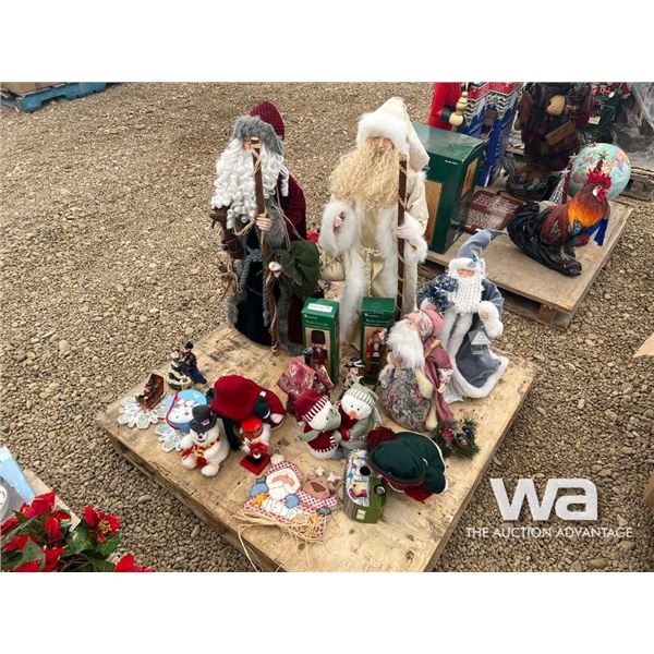 CHRISTMAS WISE MEN, SNOWMEN, FIGURINES