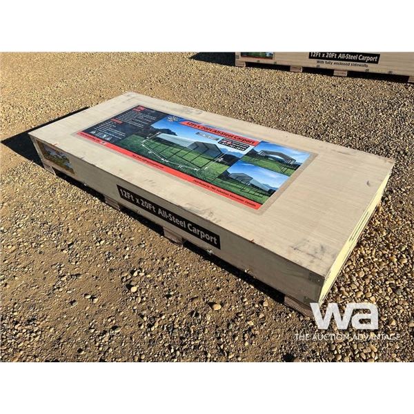 (UNUSED) TMG 12 X 20 FT. ALL-STEEL CARPORT