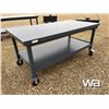 Image 4 : (UNUSED) 6 FT. X 3 FT. STEEL BENCH