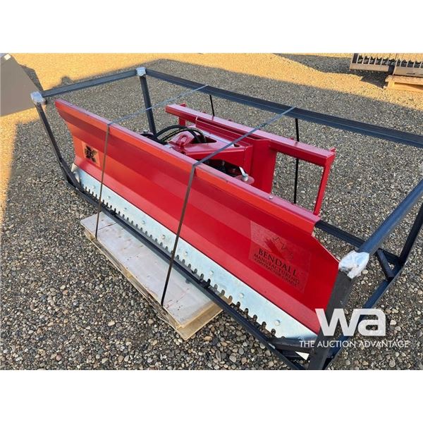 (UNUSED) BENDALL SKIDSTEER 7 FT. HYD ANGLE BLADE