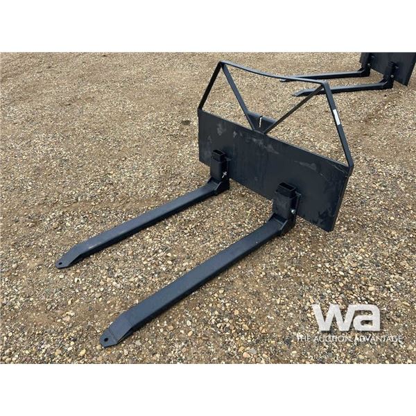 (UNUSED) 42" SKID STEER PALLLET FORKS