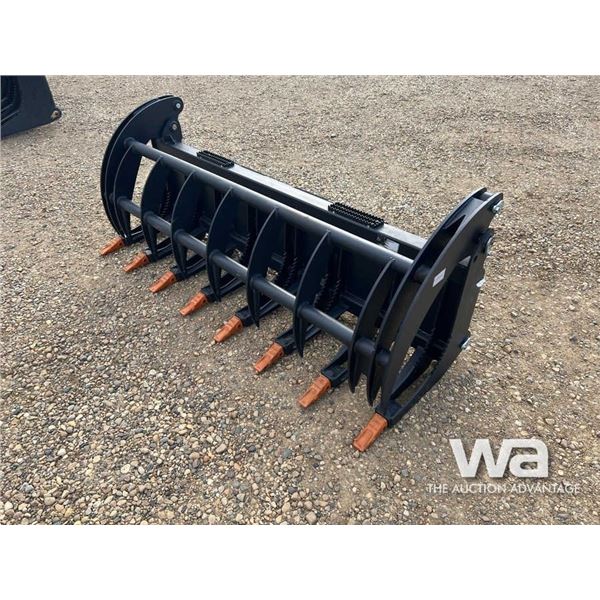 (UNUSED) 74" SKID STEER LOG GRAPPLE