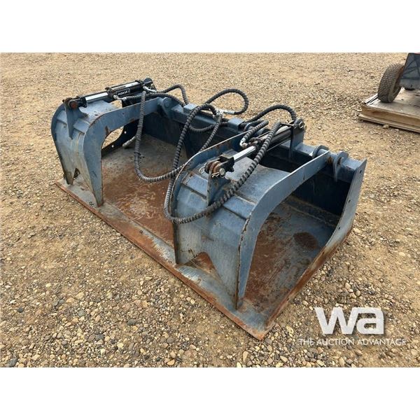 72" SKID STEER GRAPPLE BUCKET