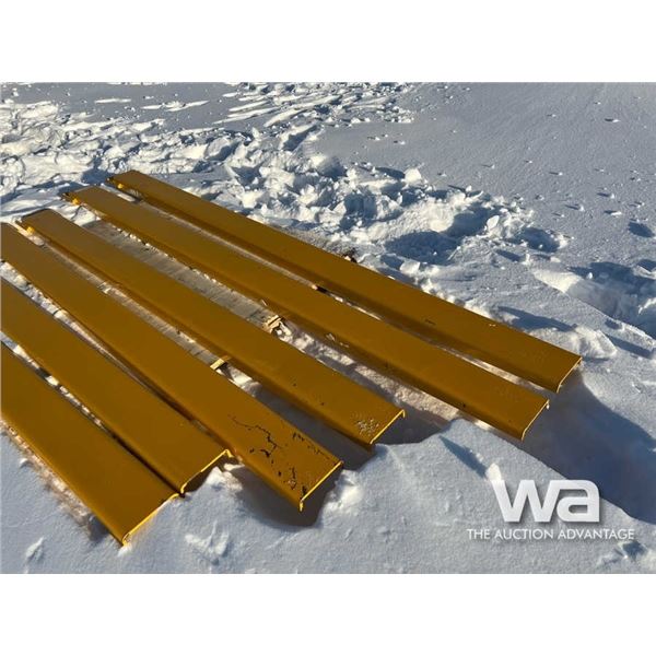 (UNUSED) 84" PALLET FORK EXTENSIONS