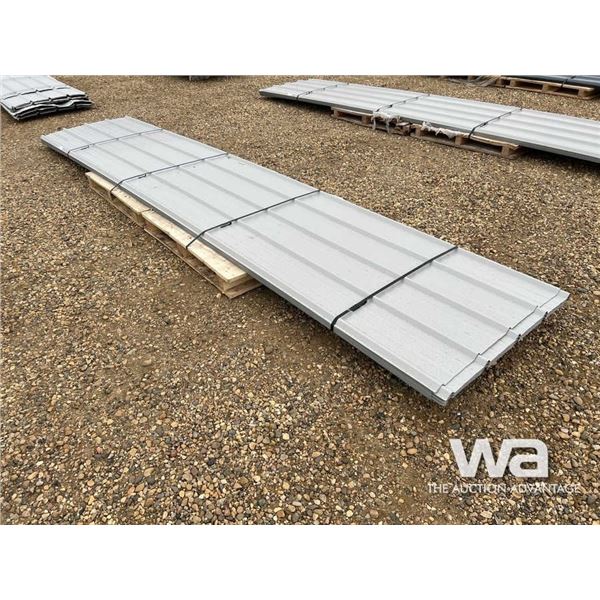 (60) 16 FT. GREY STEEL ROOFING