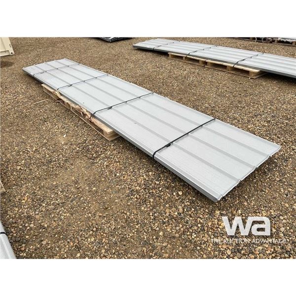 (60) 16 FT. GREY STEEL ROOFING