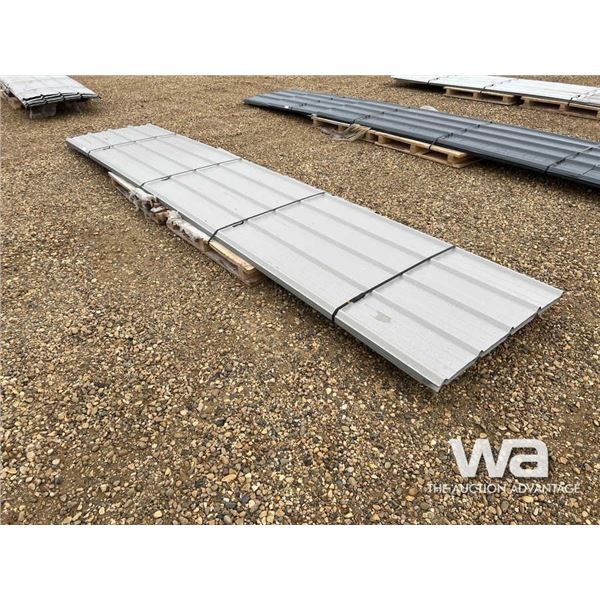 (60) 16 FT. GREY STEEL ROOFING
