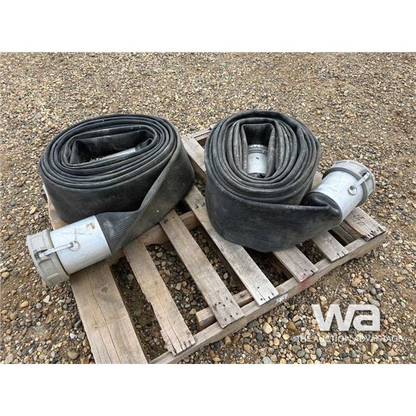 (2) 6" NBR DISCHARGE HOSE