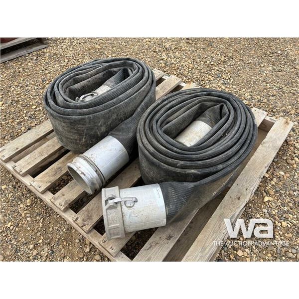 (2) 6" NBR DISCHARGE HOSE