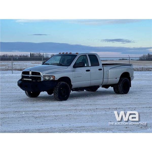 2003 DODGE RAM 3500 SLT CREW CAB DUALLY PICKUP