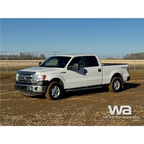 2014 FORD F150 XLT CREW CAB PICKUP