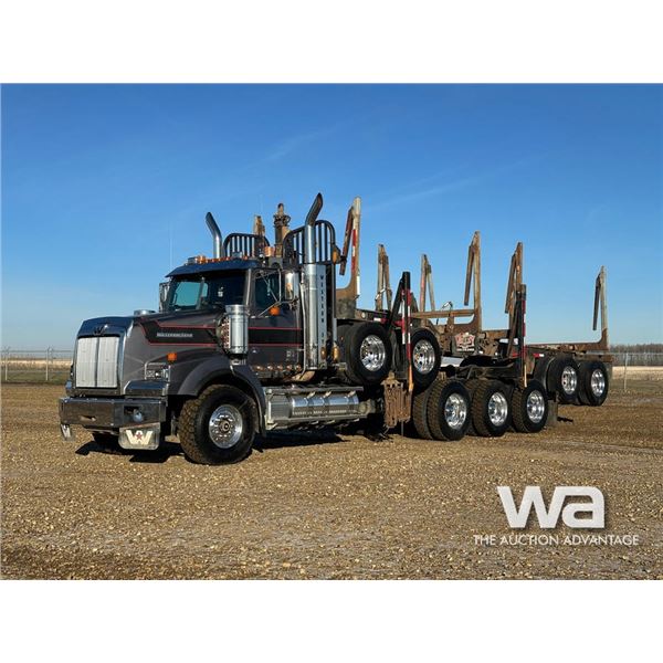 2021 WESTERN STAR 4900SA TRI DRIVE LOGGING TRUCK