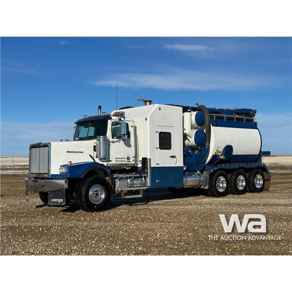2014 WESTERN STAR 4900SA TRI DRIVE HYDRO VAC TRUCK