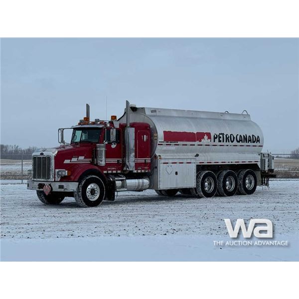 2007 PETERBILT 389 TRI DRIVE FUEL & LUBE TRUCK