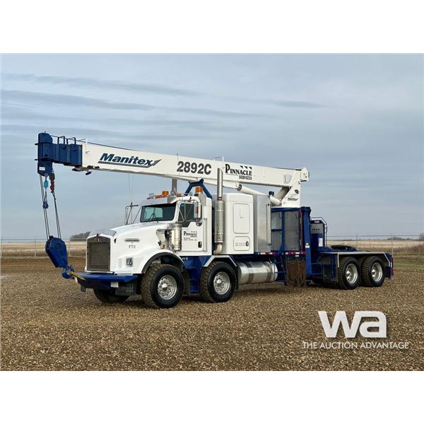 2005 KENWORTH T800B TWIN-STEER SLEEPER BOOM TRUCK
