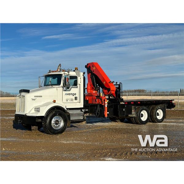 1996 KENWORTH T450 T/A BOOM TRUCK