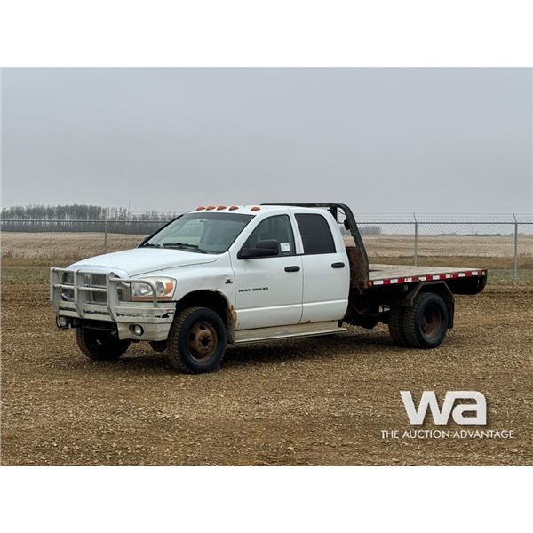 2006 DODGE RAM 3500 E-CAB FLATDECK PICKUP