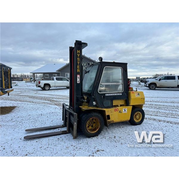 1989 HYSTER 80XL FORKLIFT