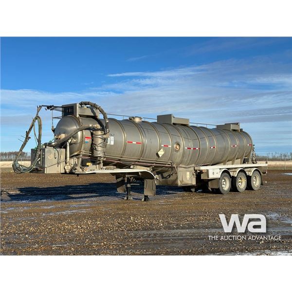 2018 ACRO TRIDEM STAINLESS VACUUM TANKER TRAILER