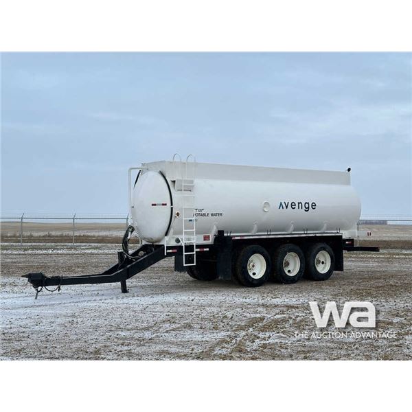 2000 JASPER TRIDEM POTABLE WATER PUP TRAILER
