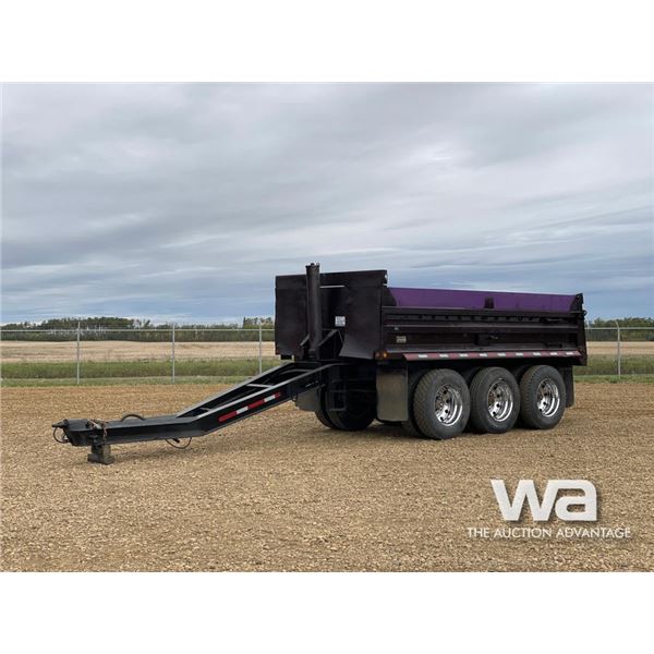 2004 LOADLINE TRIDEM 17 FT PUP DUMP TRAILER